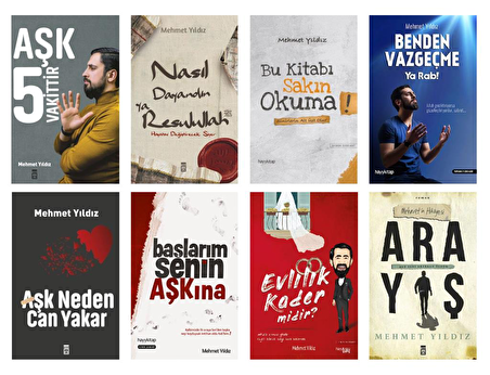 Mehmet Yıldız Aşk 5 Vakittir Seti 8 Kitap