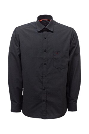 Babalar Gününe Özel Gömlek Kravat Seti(Hediye Kutulu Klasik Siyah Gömlek+Düz Bordo Kravat)
