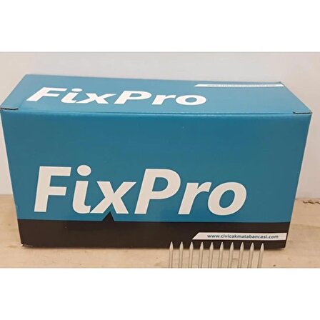 FixProFixPro Çivisi 25mm +Gaz 1000 Adet/Kutu