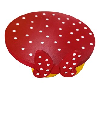 Mickey Minnie Mouse Sunum Tabağı - Kek Fanus - Pasta Standı