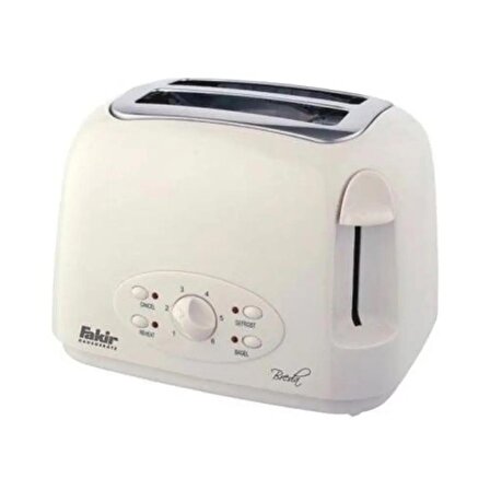 Fakır Ek800 800 W 2 Dilim Hazneli Ekmek Kızartma Makinesi Beyaz