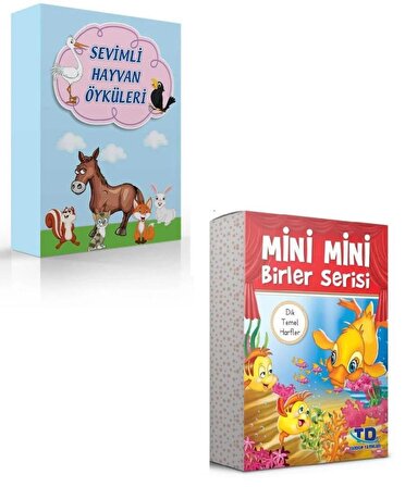 Tandem 1. sınıf Hikaye Seti 40 Kitap (Mini Mini Birler+ Sevimli Hayvanlar)