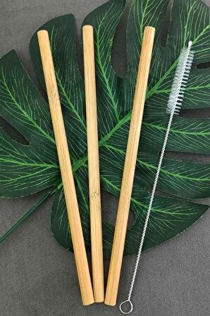 Tohana 10 lu Bambu Pipet Temizleme Fırçalı