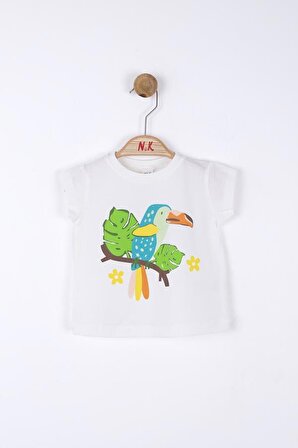 Kız Bebek Parrot Tshirt 36602