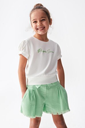 Kız Çocuk Paper Swan Tshirt 36512