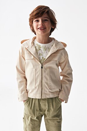 Erkek Çocuk Kapüşonlu Ceket 46701