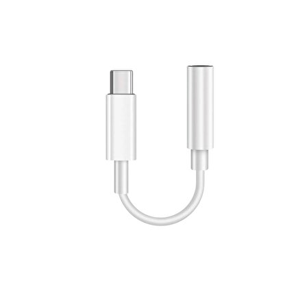 Global Usb-C to Headphone Jack Apple İphone 15 Uyumlu Dönüştürücü Adaptör Beyaz UC11 WNE1142