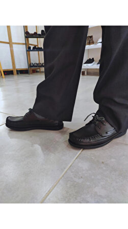Dx % 100 Deri Kokulu Klasik Baba Dede Ayakkabısı
