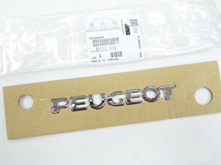 Peugeot 107, PEUGEOT Yazı OEM (8665.NN)