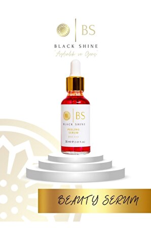 Black Shine BS Cilt Tonu Eşitleyici C Vitamin, Aha %30, Bha %2 Yüz Peeling Serum 30 ml KRM0030