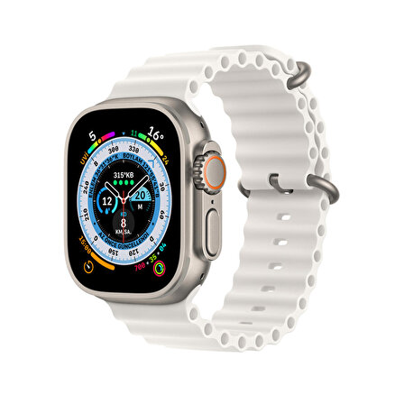 Global Watch 8 Ultra Max WNE0224 Beyaz Akıllı Saat