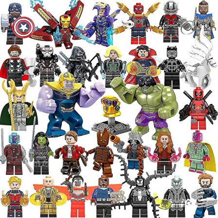 Marvel Lego uyumlu 32 li figür seti