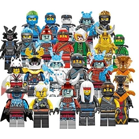 NinjaGo Lego uyumlu 24 lü figür seti