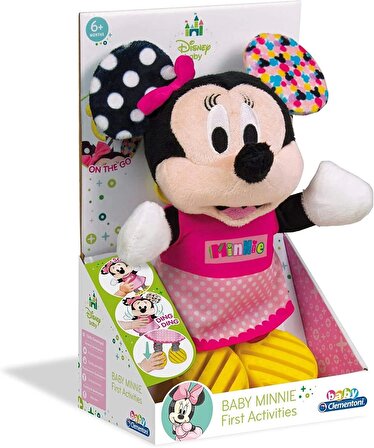 Disney Baby Minnie İlk Aktivite Minnie Mouse Peluş Diş Kaşıyıcı Sesli Oyuncak