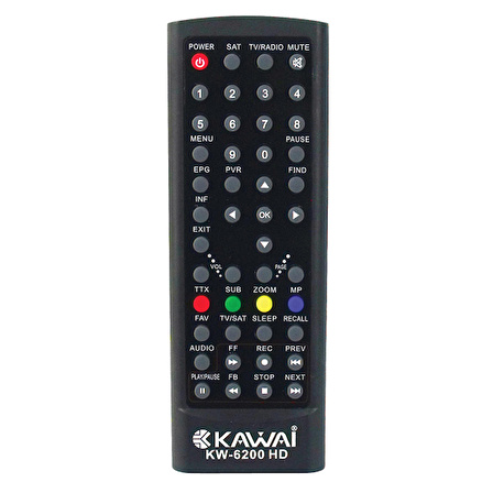 Kawai KW-6200 HD Uydu Alıcı Kumandası