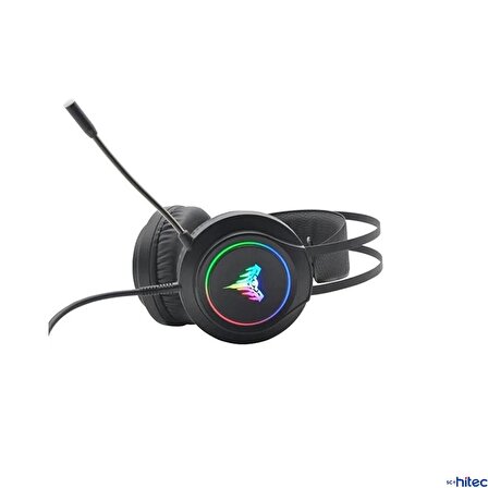 Global V1 Pro Max Profesyonel Headset Pro 7.1 UsbA Girişli Rgb Gaming Oyuncu Kulaklığı WNE1096