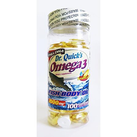 Dr Quicks Omega 3 2000 mg 100 softgel