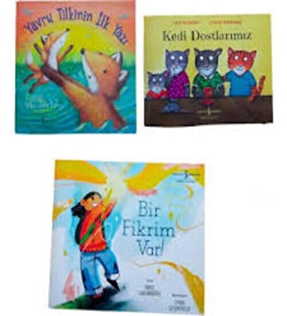 Yavru Tilkinin İlk Yazı - Kedi Dostlarımız - Bir Fikrim Var 3 kitap