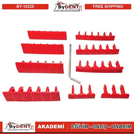 Pdr Boyasız Göçük Düzeltme Plastiği Öpücük 6 Lı Çanta Set 10 parça