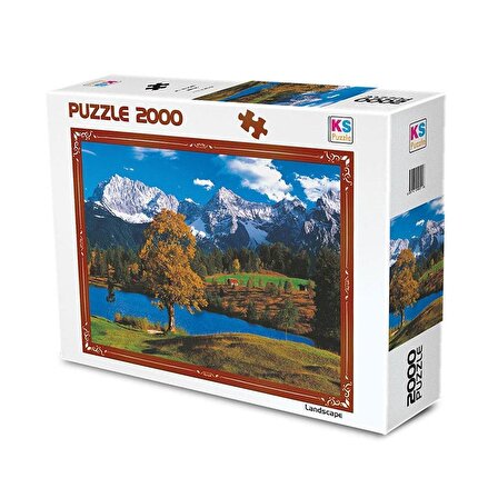 Oyuncakmatik Bavyera Alpleri 12+ Yaş Küçük Boy Puzzle 2000 Parça