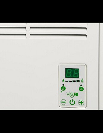 EPK4590E25B  ivigo Elektrikli Panel Konvektör Isıtıcı Dijital 2500 Watt Beyaz