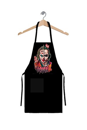 Joker 2Faces Unisex Tasarım Chef Mutfak Önlüğü