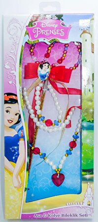 Disney Pamuk Prenses Asa-Kolye-Bileklik Seti