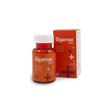 Gigamax Ginseng içeren Takviye Edici Gıda 30 Tablet