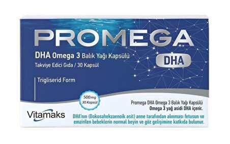 Promega DHA Omega 3 Trigliserid Form 30 Kapsül
