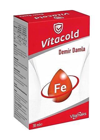 Vitamaks Vitacold Demir Damla 30 ml