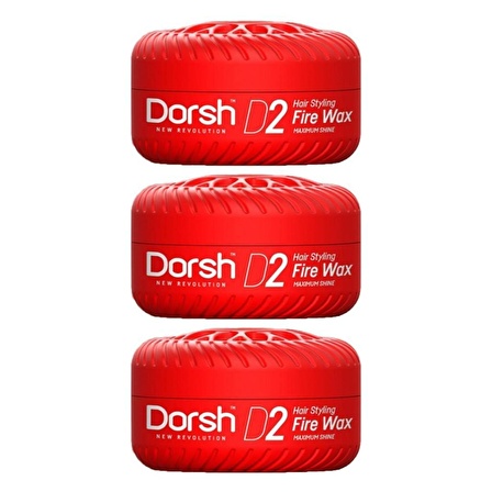 Dorsh Saç Şekillendirici Wax Fire Wax D2 150 Ml 3 Adet