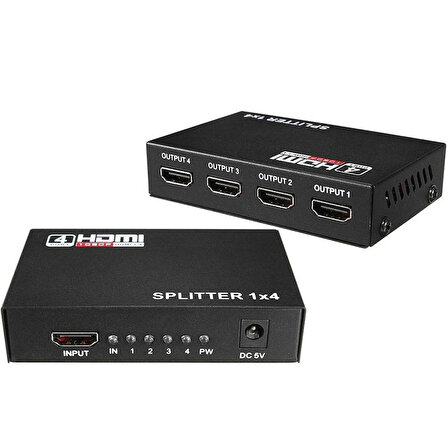 FULLY G-538G 1.4V 1080P 4 PORT HDMI SPLITTER DAĞITICI