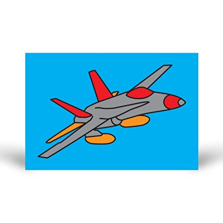 Uçak-1 Tuz Boyama Oyunu, Eğitici Aktivite, Kum Boyama Oyunu