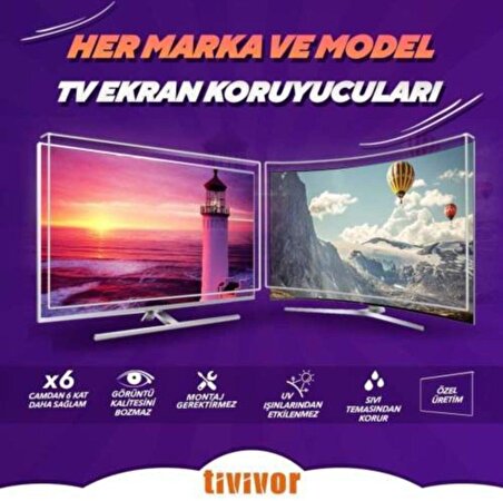 Tivivor 40" 102 Ekran Universal Led Tv Ekran Koruyucu