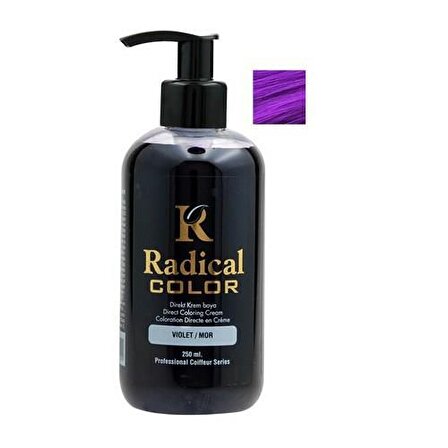 Radical Color Su Bazlı Saç Boyası 250 ml Mor