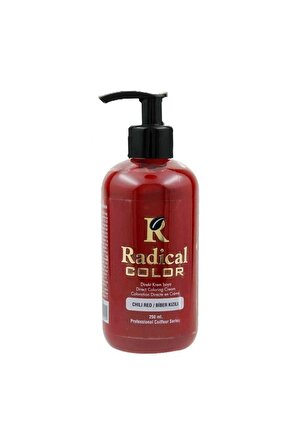 Radical Color Su Bazlı Saç Boyası 250 ml Biber Kızılı