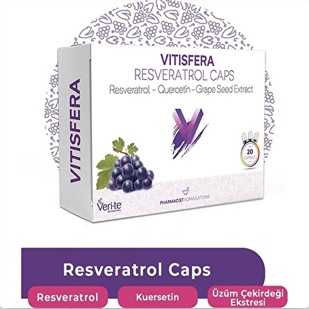 Vitisfera Resveratrol Caps 20 Kapsül