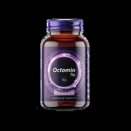Octomin Plus 30 Kapsül Lipozomal Vitamin C (D3) Çinko Selenyum Bakır Piperin Mor Sindirim Enerji