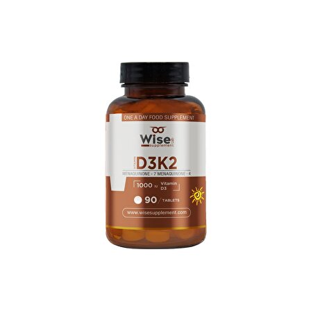 WiseLab Vitamin D3 + K2 90 Tablet