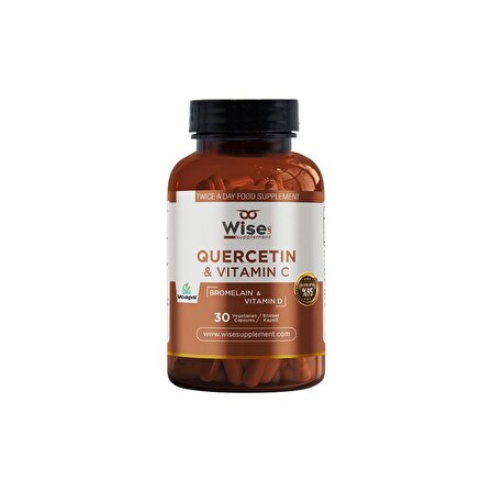 WiseLab Quercetin 500mg 30 Bitkisel Kapsül