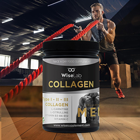 WiseLab Men Collagen 300gr Tip123 L-Carnitine L-Citrulline