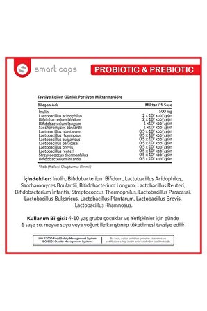 Smartcaps Probiyotik 30 Saşe
