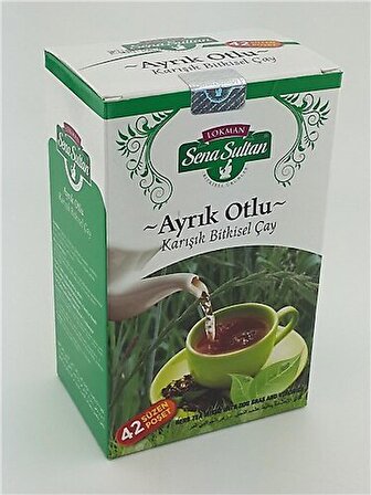 Lokman sena sultan Ayrık otlu acı yavşayanKarışımlı Bitkisel Çay 42’li süzen poşet 