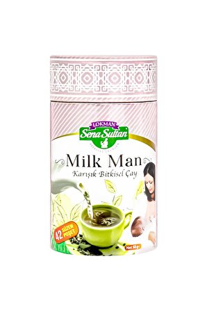 Lokman sena sultan Milk Man Karışımlı Bitkisel Çay 42’li süzen poşet 