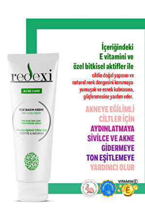 Acne Care Anti Akne Yüz Bakım Kremi Akneye Eğilimli Ciltler 50 ml