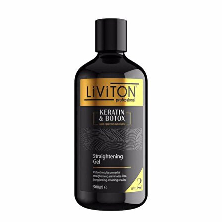 Liviton Professional Keratin Botox Saç Düzleştirici ve Keratin Bakım Seti