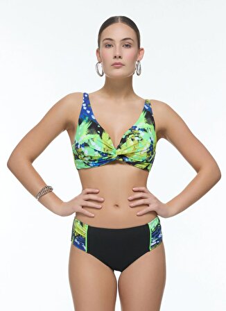Bellisa Mavi - Yeşil Kadın Bikini Takım 241041