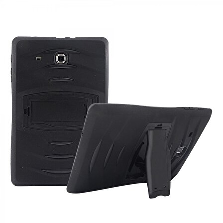 SM Galaxy T110 Tab 3 Lite 7" Standlı Zırhlı Silikon Tablet Kılıfı