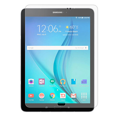 SM Galaxy Tab S3 T820 Tempered Cam Tablet Ekran Koruyucu