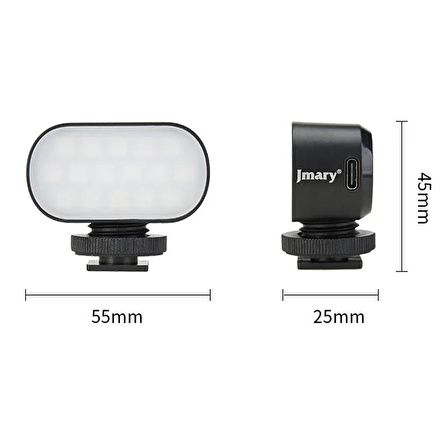 Jmary FM-16RGB Mini RGB Video Led Mandallı Telefon Üstü Aydınlatma Lamba
